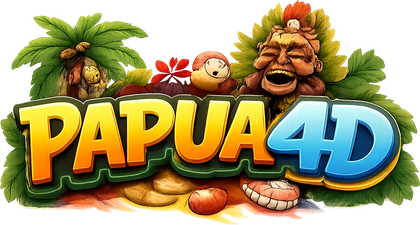 Logo papua4d pada navigasi utama